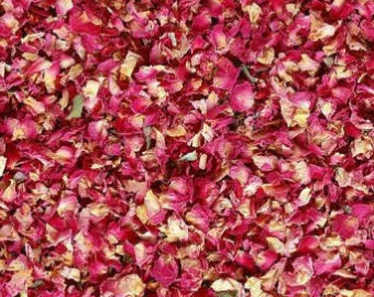 RHCP organic red rose petals